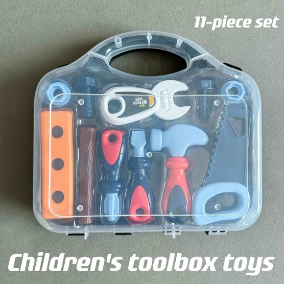 Children's toolbox toy 11-piece set exercise hands-on ability to stimulate imagination parent-child interactive boy toy gift
