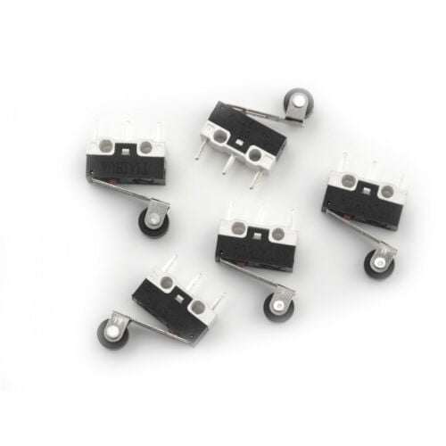 5X Ultra Mini Micro Switch Roller Lever Actuator Microswitch SPDT Sub Switch H&P 