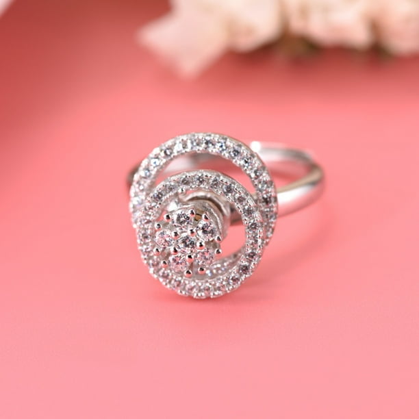 Anillo giratorio plata hotsell