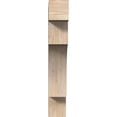 thumbnail image 2 of Ekena Millwork 5 1/2"W x 30"D x 34"H Westlake Block Smooth Bracket, Douglas Fir, 2 of 25