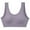 Purple, variant on Durtebeua Womens Sports Bras Padded Wireless Push-up Vest Bra Sport Underwear