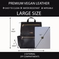 thumbnail image 4 of Bolsa de pañales de piel vegana Backpack Roo and Bear 41x32x18 cm, 4 of 8