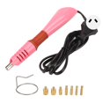 thumbnail image 1 of Standalone Heat Seal Applicator, Energy Saving Thermostat, DIY Metal Heat Seal Machine with 7 Tips and Iron Rings, AU Plug 110-220V Pink, 1 of 2