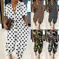 thumbnail image 6 of Cute Jumpsuits for Women Fall Dressy Polka Dot Formal Elegant Evening Party Wedding Guest Sexy Rompers, 6 of 6