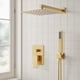 thumbnail image 2 of Grifos regaderas para baño Set - juego de regaderas para baño, Juego Ducha Lluvia Oro Con Boquilla de Cascada y Grifo Ducha Incluido, 2 of 9
