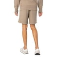 thumbnail image 3 of Superdry Code Essential Overdyed Sweat Shorts, Beige, 3 of 6