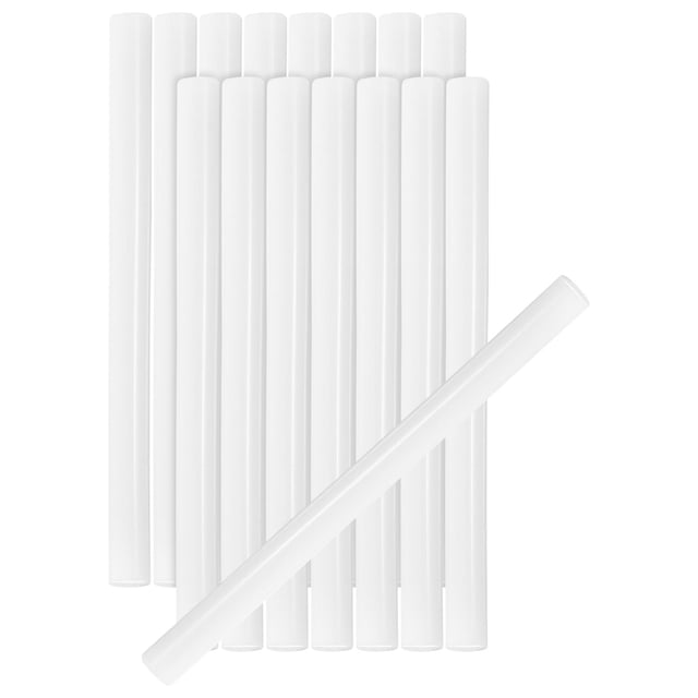 Miangastore 16Pc Colorful Hot Melt Glue Sticks for Hot Glue Multifunctional Repair Tool (White)