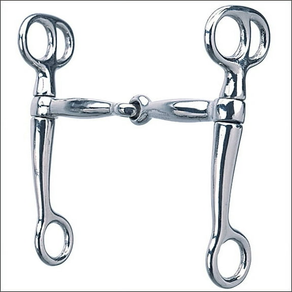 Weaver Leather Tom Thumb Snaffle Bit - Nickel Plated, 5" Mouth
