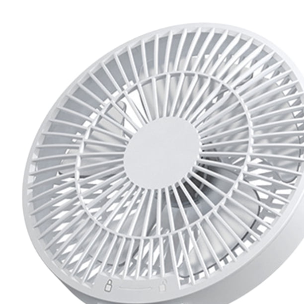 Ventilador de refrigeración plegable Ventilador de refrigeración eléctrico de 3 velocidades para oficina en casa (blanco) Libre de BPA