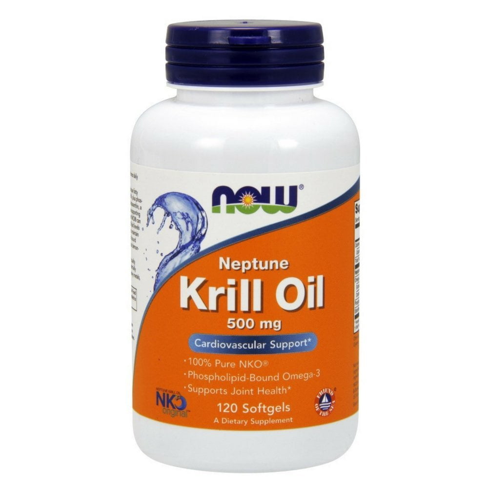 Now Foods - Neptune Krill Oil (500mg) 120 Softgels ( Pack of 2) - Cardiovascular Support*