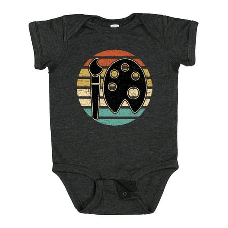 

Inktastic Artist Retro Sunset Art Teacher Gift Baby Boy or Baby Girl Bodysuit