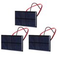 thumbnail image 2 of 3Pcs Mini Solar Panel DC 6V Polysilicon Solar Cell Module Solar DIY System Kits with 30cm Cable, 2 of 9