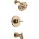 thumbnail image 1 of Kit de Molduras de Tina y Ducha Delta Faucet Trinsic Bronce Champaña con Cabezal H2Okinetic, 1 of 4