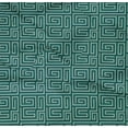thumbnail image 4 of oneOone Organic Cotton Poplin Twill Fabric Greek Key Geometric Print Sewing Fabric BTY 42 Inches, 4 of 4