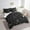 Black White, variant on YST, Crayon, Comforter Set, 7-Piece, Twin, Twin, Rainbow, Watercolor Aesthetic, School Supplies