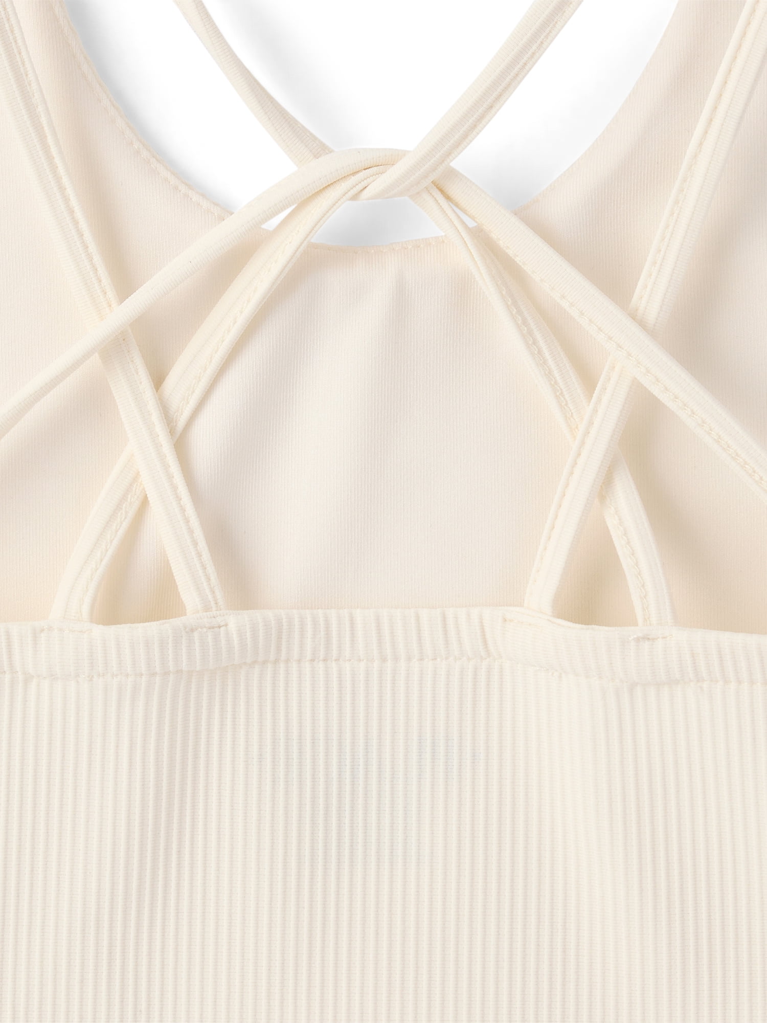 The Children's Place Girls Sleeveless Quick Dry Cross Back Ribbed Tank Top, Sizes XS-XXL