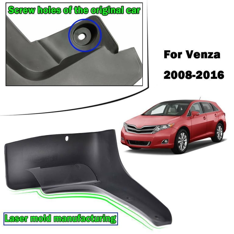 Mud Guards Splash Guards Set For 2008-2016 Toyota Venza - Front & Rear, Left & Right