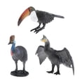 thumbnail image 1 of 3x de acción modelo de pájaros animales realistas juguetes cognitivos para niños decoración para hogar CUTICAT Figuras de acción de vida silvestre, 1 of 8
