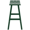 thumbnail image 4 of Florence Outdoor 29" HDPE Plastic Saddle Seat Barstool in Dark Green, 4 of 6