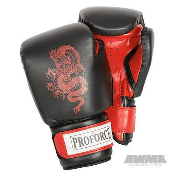 ProForce Leatherette Boxing Glove - Red Dragon