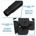 thumbnail image 3 of juegos de bomba para fuente de baño de pájaros con energía solar, boquillas flotantes y cabezales de pulverización de plástico para estanques pequeños, jardines y peceras., 3 of 8