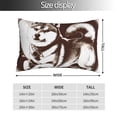 thumbnail image 2 of Gaeub Vintage Husky Dog Printed Men's Short Pajama Pants, Lightweight Lounge & Sleep Bottoms Keep You Cool-20"x30", 2 of 6