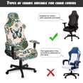 thumbnail image 5 of Uorisanigo Boho Butterfly Gaming Chair Covers Slipcovers for Women Non Slip Game Chair Slipcovers with 2 Armrest Covers Removable Gaming Chair Accessories, 5 of 8