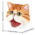 thumbnail image 3 of Bangcool Hand Puppet Storytelling Cute Cat Head Design Animal Puppet Animal Toy for Kids, 3 of 7