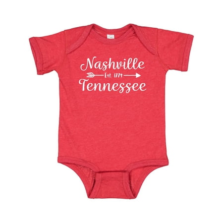 

Inktastic Nashville Tennessee Est.1779 Gift Baby Boy or Baby Girl Bodysuit