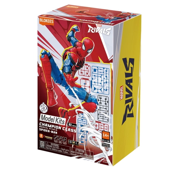 Figura Armable Coleccionable Blokees Marvel Rivals Champion ClassSpider Man
