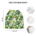 thumbnail image 6 of Haiem Watercolor Green Tropical Baby Nursing Cover & Nursing Poncho - Multi Use Cover for Baby Car Seat Canopy, Stroller Cover, 360°Full Privacy Breastfeeding Coverage, 6 of 9