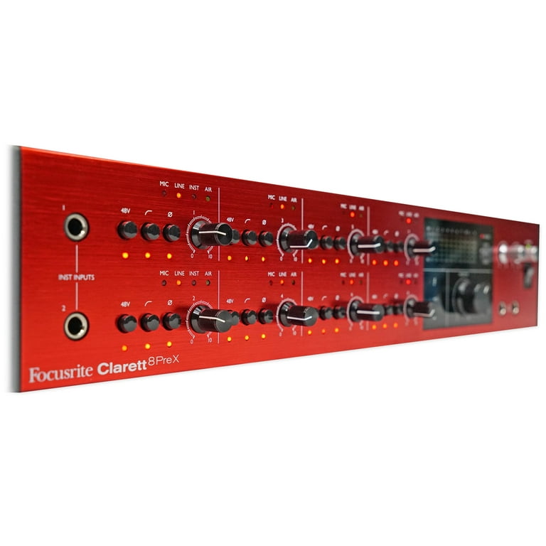 DTM・DAW Focusrite Clarett 8Pre X Thunderbolt Focusrite Clarett 8Pre X 26x28 Thunderbolt Audio Interface