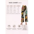 thumbnail image 6 of Women's Printed Drawstring Waist Pants with Side Pockets Casual Relaxed Fit, 6 of 6