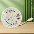 thumbnail image 3 of 3.94 Inch Led Ceiling Fan Light Kit 18W 1530LM Dimmable 3000K/4000K/6500K LED Ceiling Fan Light Kit, 3 of 10