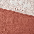 thumbnail image 5 of INK+IVY King/Cal King Kandula 3-Piece Reversible Cotton Quilt Set, Coral, 5 of 12