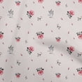 thumbnail image 1 of oneOone Cotton Flex Ivory Fabric Floral Craft Projects Decor Fabric Printed By The Yard 40 Inch Wide, 1 of 4
