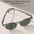 thumbnail image 3 of Joopin Polarized Round Sunglasses Women Men Trendy Acetate Sun Glasses UV Protection Retro Shades, 3 of 9
