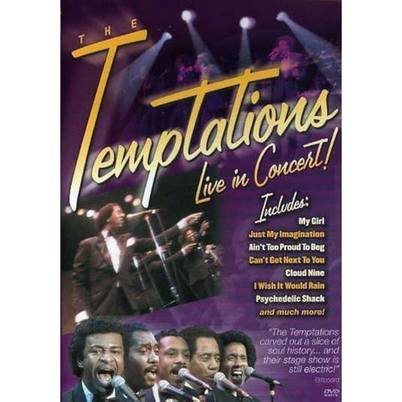 The Temptations: Live in Concert (DVD)