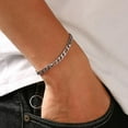 thumbnail image 5 of 6Pcs Women Bracelet Stainless Steel Hip Hop Style Men Bracelet Fine Craftsmanship Sleek Surface Bangle Set, 5 of 8