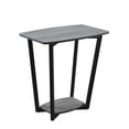 thumbnail image 2 of Convenience Concepts Table d'Appoint Graystone en Bois Gris et Métal Noir, 2 of 3