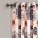 thumbnail image 2 of Paneles de cortina de ventana que oscurecen Half Moon Coral Grey 52x63 Set 16T006195, 2 of 2