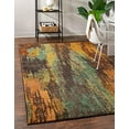 thumbnail image 2 of Unique Loom 3131573 6 x 9 Pi. Tapis Rectangulaire Jardin Lilly&44; Multi Couleur, 2 of 5
