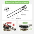 thumbnail image 5 of Jar Opener for Seniors Arthritis+Gripper Pad, Jar Lid Opener for Weak Hands, Adjustable Stainless Steel Bottle Opener Canning Jar Opener Effortless for Any Size Caps, Best Kitchen Gadgets, 5 of 5