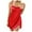 Red, variant on Ladies Pajamas New Satin Nightdress for Women Plus Size Nightgown Silk Nighty Chemise Sleepwear Backless Nightwear Red 3XL