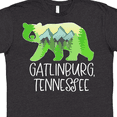 thumbnail image 4 of Inktastic Gatlinburg, Tennessee- Mountains and Bear Shape T-Shirt, 4 of 5