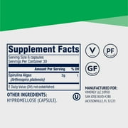 VIMERGY Natural Spirulina Capsules