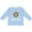 AE-Light Blue, variant on Turtley Cute Girl Turtle Girls Long Sleeve Toddler T-Shirt