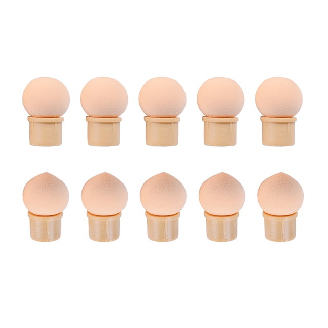 Nail Art Mold Tool with Sponge Head for Manicure Perfect for Home and Professional Use 10 Pcs