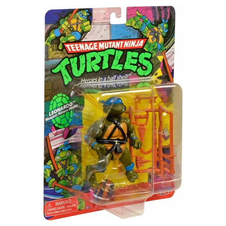 Teenage Mutant Ninja Turtles Figurine Tortue Leonardo Classique ave
