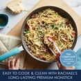 thumbnail image 4 of Rachael Ray Cook + Create 12.5 inch Aluminum Nonstick Frying Pan, Agave Blue, 4 of 10
